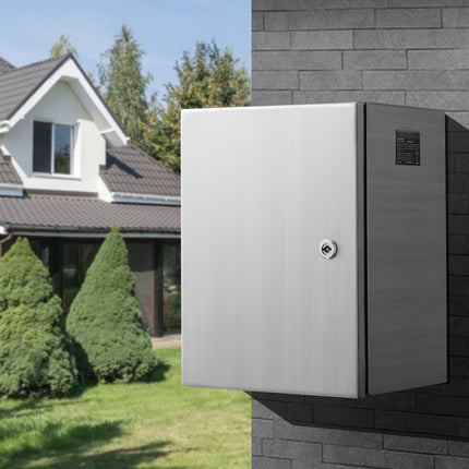 304 Stainless Steel Electrical Enclosure IP66, 40x30x25cm