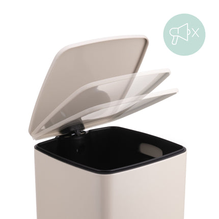 30L Küchen-Tretmülleimer mit Soft-Close-Deckel