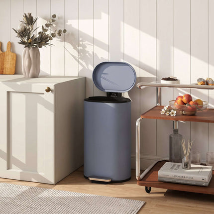 30L Küchen-Treteimer, Absenkautomatik, Grau