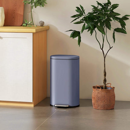 30L Küchen-Treteimer, Absenkautomatik, Grau