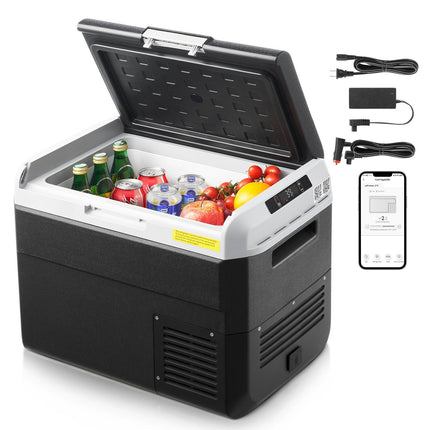 30L Portable Car Refrigerator, -20 to 20C, 12/24V DC AC
