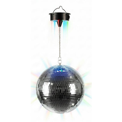 30 cm Disco Ball with Motor & LED Light Effects