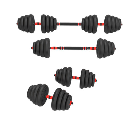 30 kg verstellbares Hantelset, 6-in-1