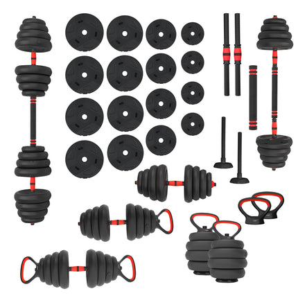 30 kg verstellbares Hantelset, 6-in-1