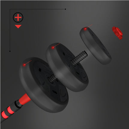 30 kg verstellbares Hantelset, 6-in-1