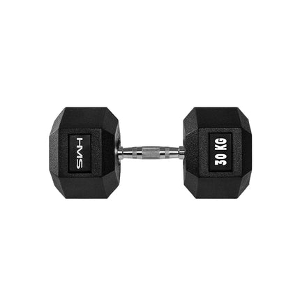 30 kg Hex-Hantel – gummiert, rutschfester Griff