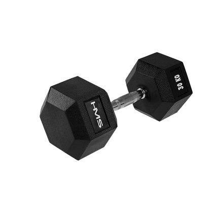 30 kg Hex-Hantel – gummiert, rutschfester Griff