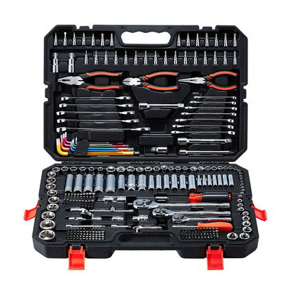 314-Piece Mechanics Tool Set, Metric Sockets, Case
