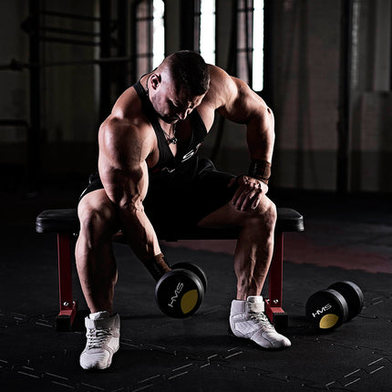 32,5 kg Gummihantel – Heim-Fitnessstudio-Ausrüstung