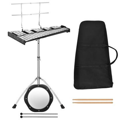 32-Noten Xylophon-Set mit verstellbarem Ständer und Tasche