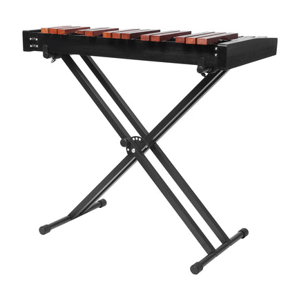 32-note glockenspiel xylophone, stand, 4 mallets, bag
