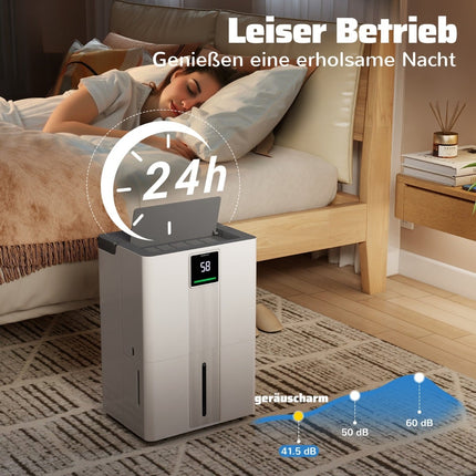 35L/Day Home Dehumidifier, 3 Modes, Quiet, White