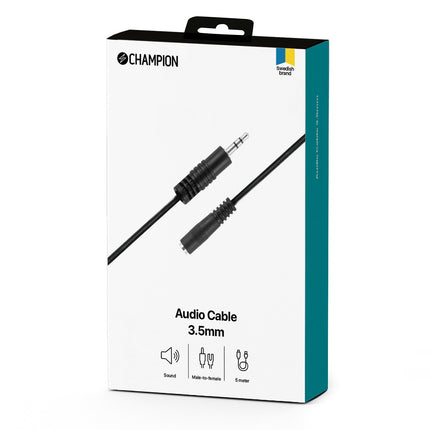 3,5 mm – 3,5 mm Stecker-Buchse 5,0 m