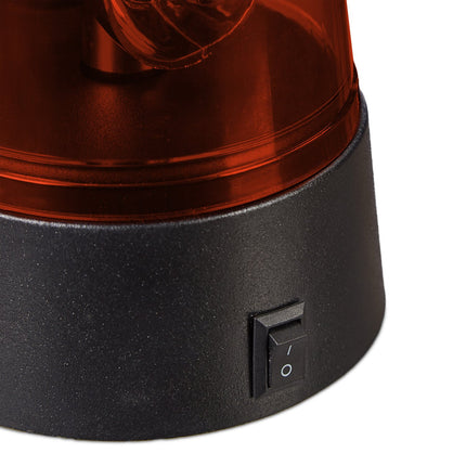 360° drehbare LED-Partylichter, rot & blau, 2er-Set