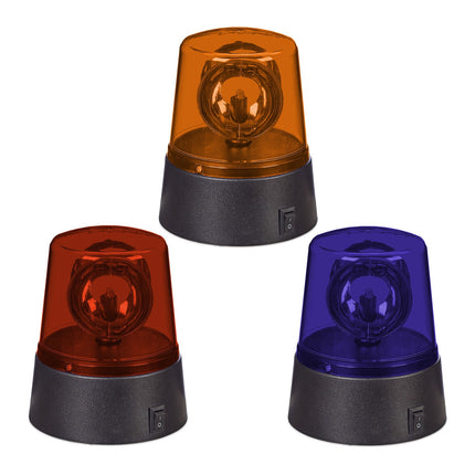 360° Rotating LED Party Lights – Red, Blue, Yellow