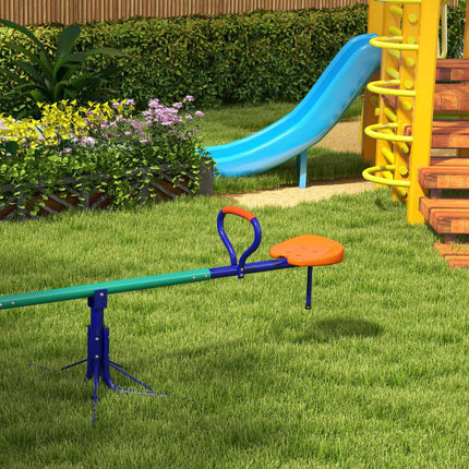 360 Rotating Seesaw for Kids, 2 Seats, UV-Resistant