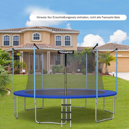 Ø366 cm Trampolin-Sicherheitsnetz für Gartentrampoline innen schwarz
