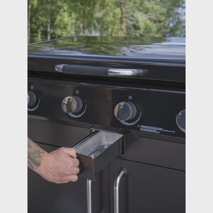 36-Zoll-Karbonstahl-Plancha mit 4 Brennern, 16,4 kW Leistung