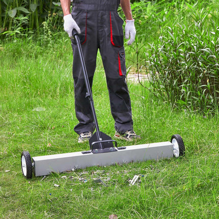 36-Inch Magnetic Sweeper With Wheels, 55 lb Capacity