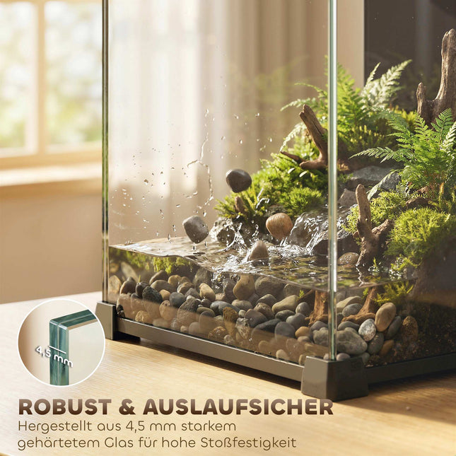 36L Nano Aquarium Set mit LED-Beleuchtung und Filter