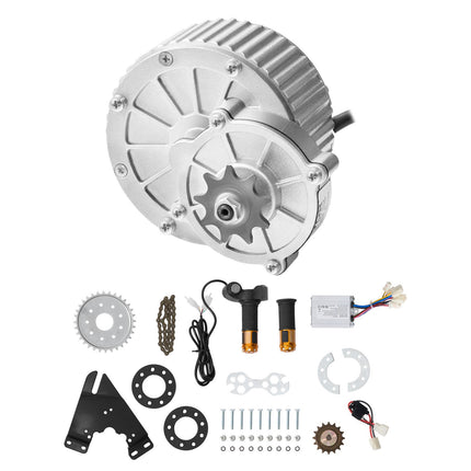 36V 450W Brushed DC Motor Kit, Controller, Twist Throttle