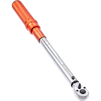 3/8-Inch Click Torque Wrench, 10-80 Ft-Lb, Adapters