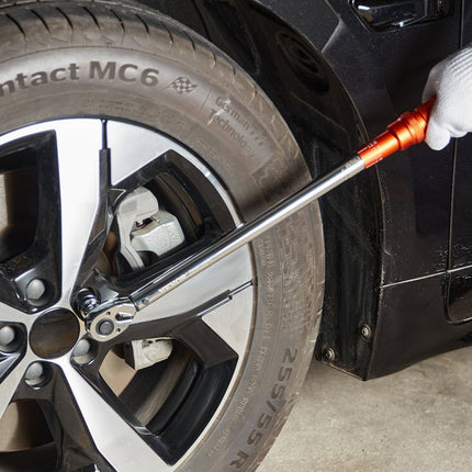 3/8-Inch Click Torque Wrench, 10-80 Ft-Lb, Adapters
