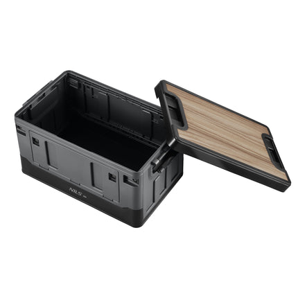 38L Graue Faltbare Transportbox mit Tischplatte