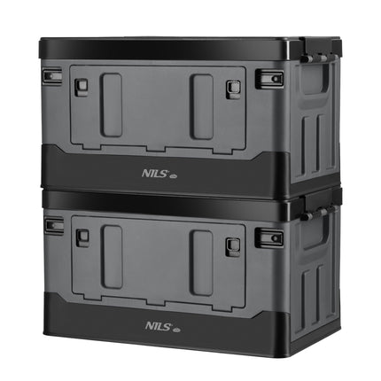 38L Graue Faltbare Transportbox mit Tischplatte