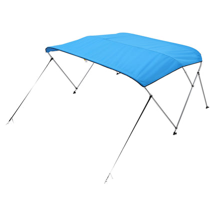 3-Bow Boat Bimini Top, 600D Polyester, Aluminum Frame