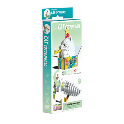 3D-Pappmodellbausatz – Katzendesign, Bastelprojekt zum Selbermachen