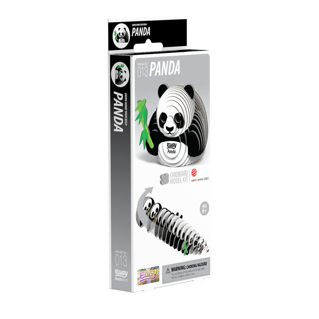 3D kartonová stavebnice – panda pro tvořivé skládání