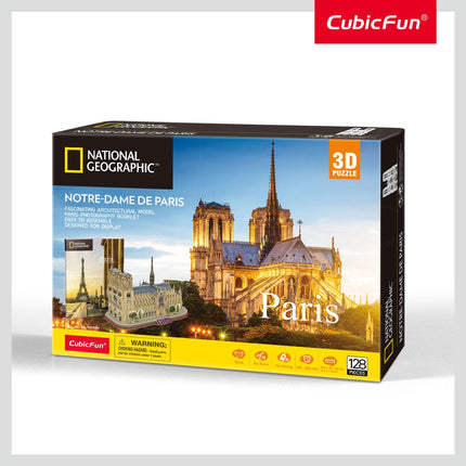 3D puzzle Notre Dame v Paříži – zábavná a poutavá aktivita
