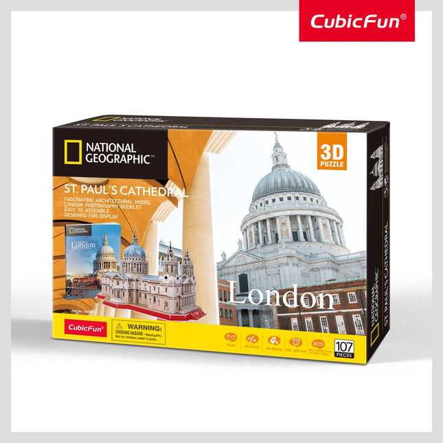 3D Puzzle of St. Paul's Cathedral – Fun and Engaging Activity