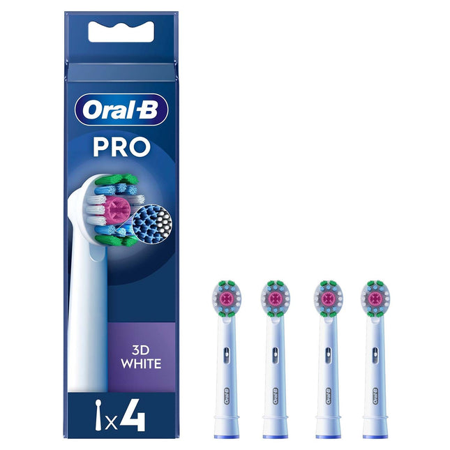 3D White Zahnbürstenköpfe, 4er-Pack