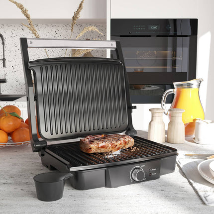 3-in-1 Antihaft-Kontaktgrill, 2000W, mit einstellbarem Thermostat