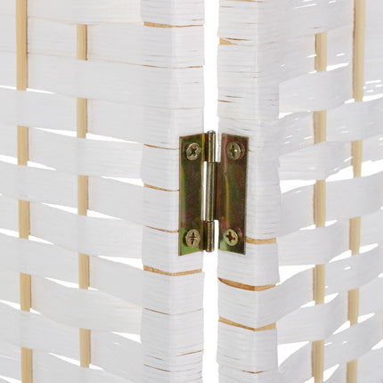3-Panel Folding Screen White