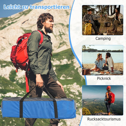 3-Person Camping Tent with Removable Rainfly & Mat