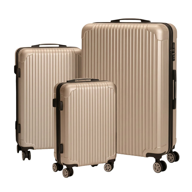 3-teiliges Hartschalenkoffer-Set mit Spinner-Rädern