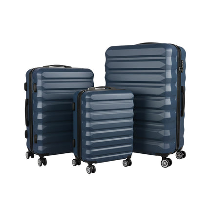 3-teiliges Hartschalenkoffer-Set mit Rollen