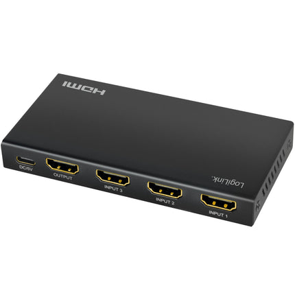 3-Port HDMI Switch, 4K/60Hz, HDMI 2.0, Remote-Controlled
