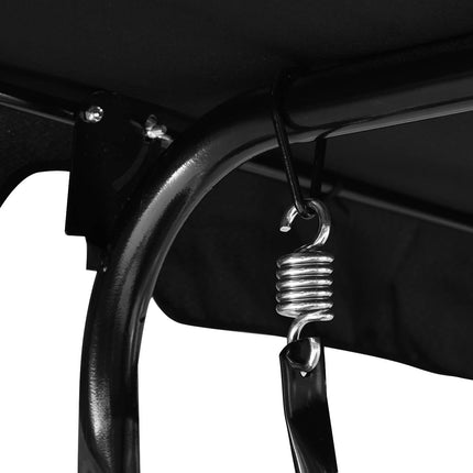 3-Seater Garden Swing with Adjustable Canopy