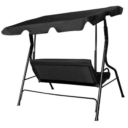 3-Seater Garden Swing with Adjustable Canopy