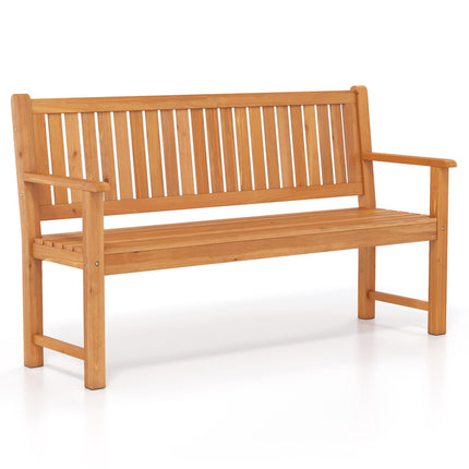 3-Sitzer Gartenbank aus Holz, 150 cm Tannenholz, Braun