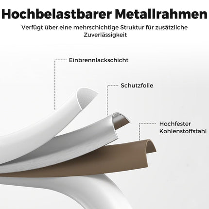 3-Stufen-Klappleiter mit Handlauf und rutschfesten Trittstufen