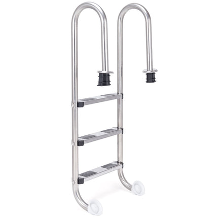 3-Step Stainless Steel Pool Ladder – Non-Slip, Easy Install