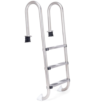 3-Step Stainless Steel Pool Ladder – Non-Slip, Easy Install