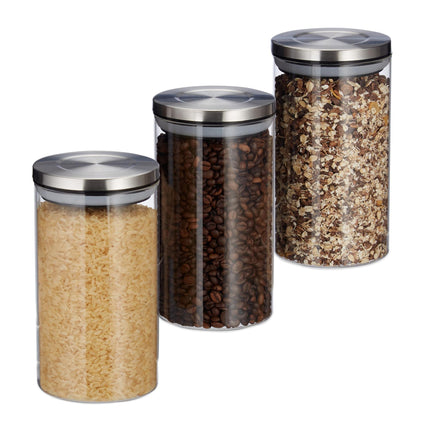3 Vorratsgläser 1000 ml