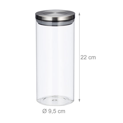 3 Vorratsgläser 1300 ml