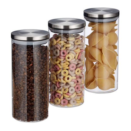 3 Vorratsgläser 1300 ml